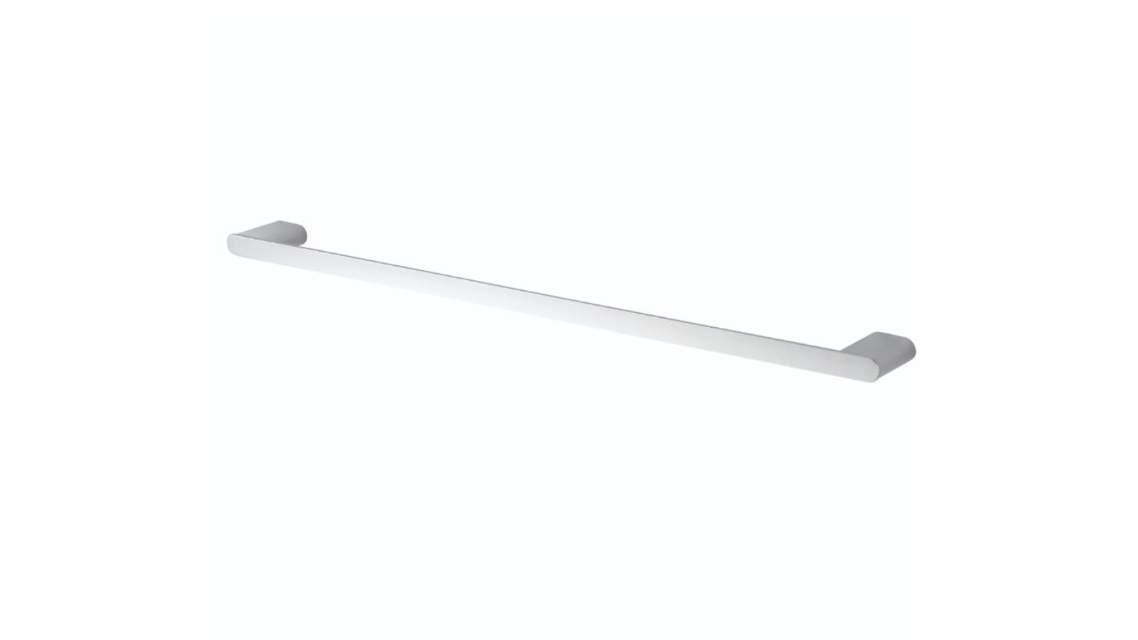 St George Edge Single Towel Rail - Chrome