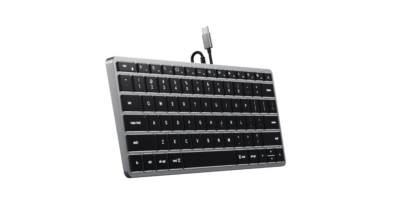 Satechi W1 USB-C Wired Slim Keyboard - Space Grey