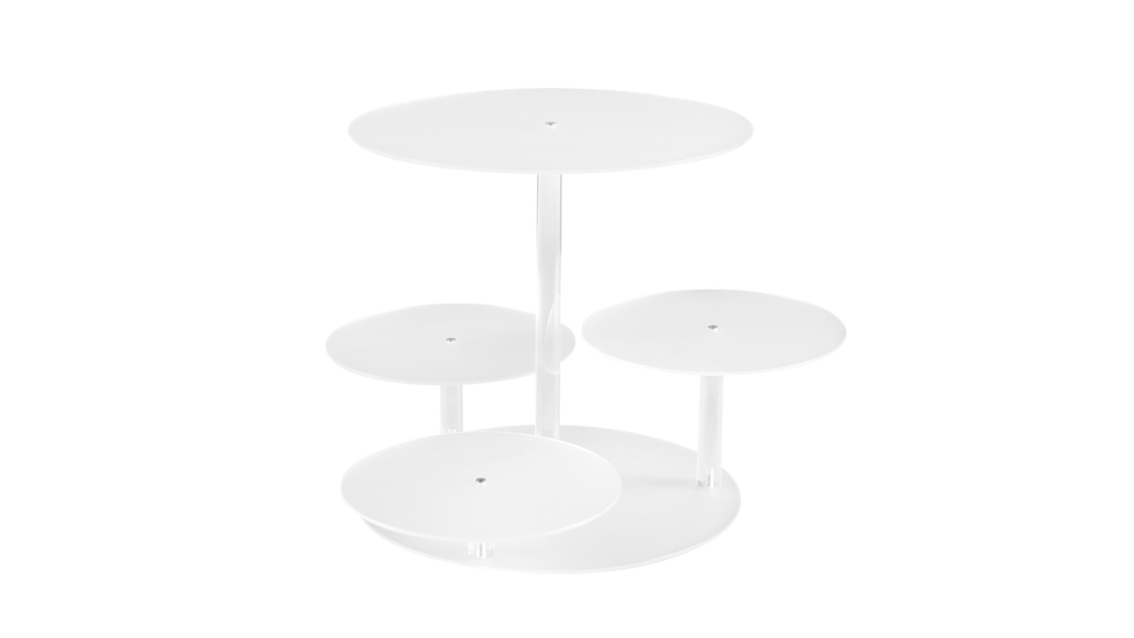 5 Star Chef 5-Tier Acrylic Cake Stand