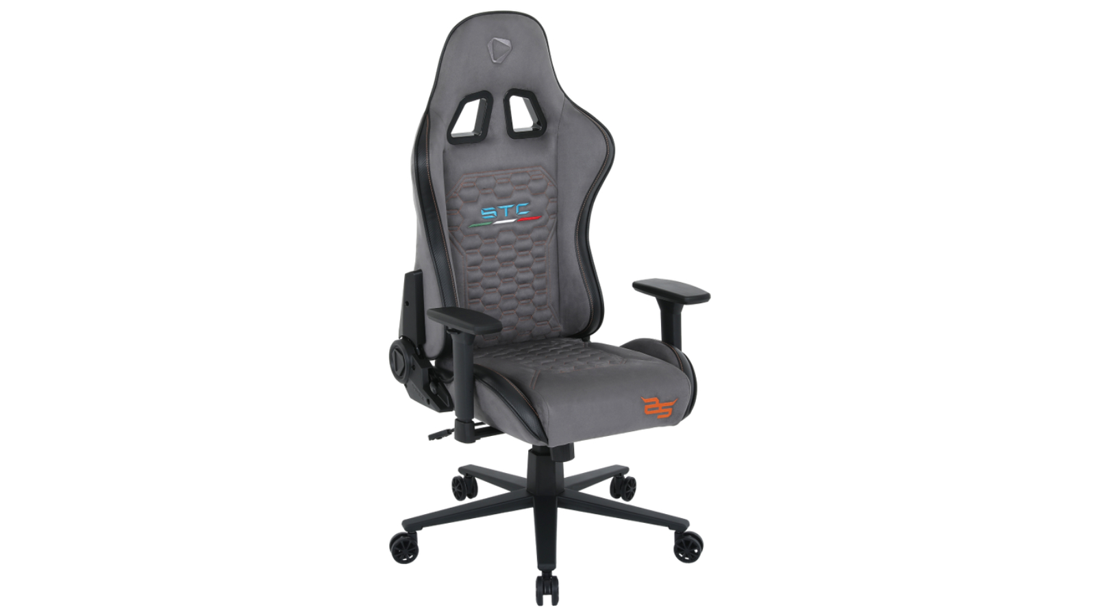 ONEX STC 25year Limited Edition Alcantara Gaming Chair - Volcanic Ash Grey/Black