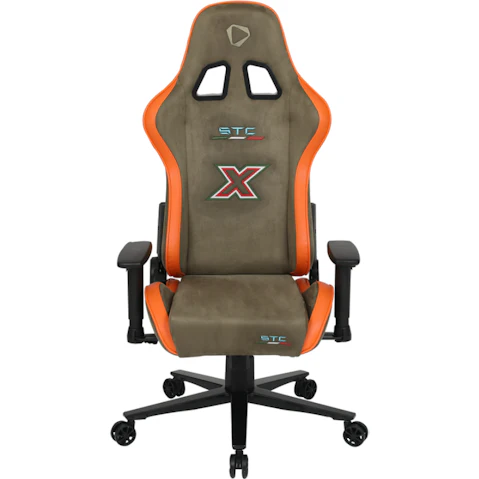 ONEX STC X Alcantara Gaming Chair - Sian Green/Orange
