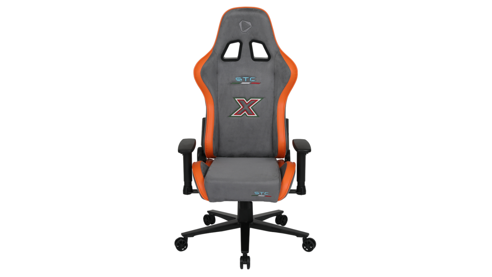 ONEX STC X Alcantara Gaming Chair - Volcanic Ash Grey/Orange