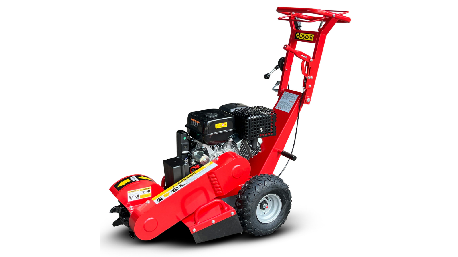 Ducar 457cc 18HP Petrol Engine Stump Grinder with Key Start and Tungsten Carbide Teeth