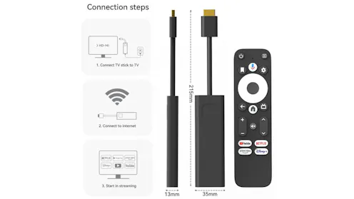Dcolor S905Y4 4K Amlogic Android TV Google Certified Stick | Harvey Norman