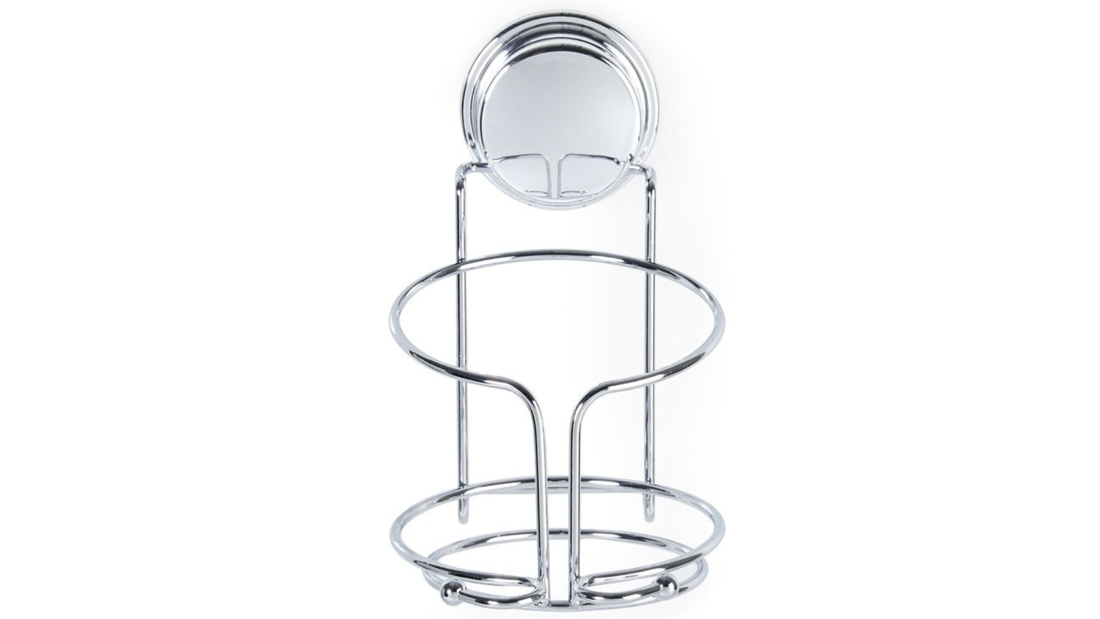 Better Living Kroma Stick and Lock Hairdryer Holder - Chrome