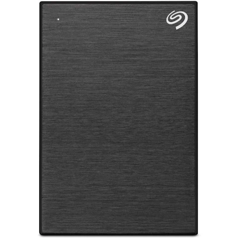Seagate One Touch 1TB Portable Hard Drive with Password Protection - Black