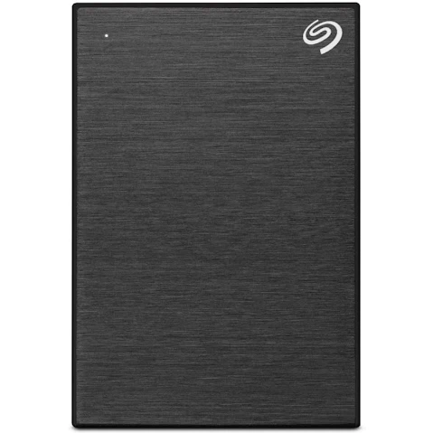 Seagate One Touch 5TB Portable Hard Drive with Password Protection - Black