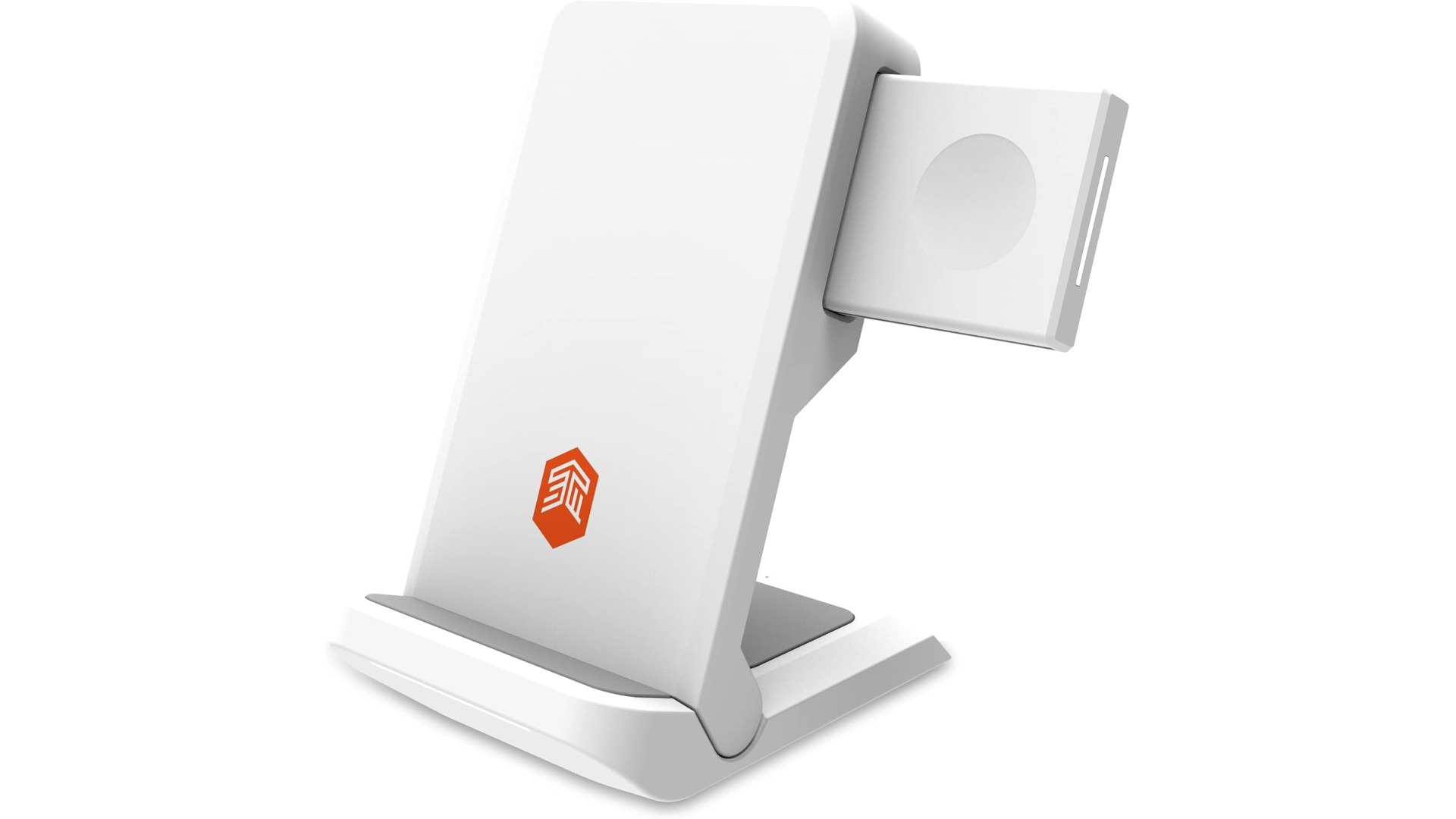 STM ChargeTree Go Collapsible 3-in-1 Qi Charging Stand - White