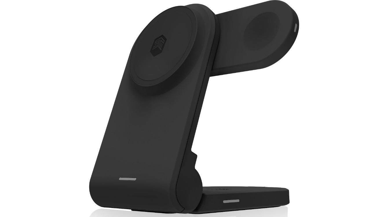 STM ChargeTree Mag Portable Wireless Charging Black Harvey Norman