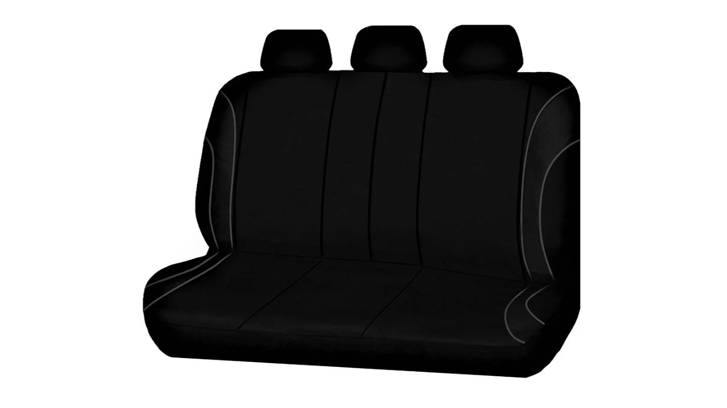 My Car Size 06/08S Piping Universal Strident Rear Seat Cover - Grey