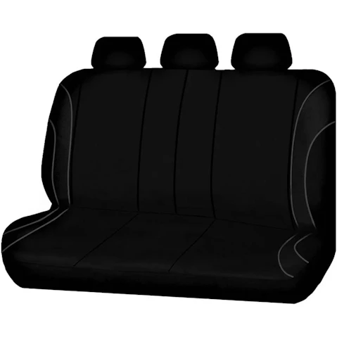 My Car Size 06/08S Piping Universal Strident Rear Seat Cover - Grey