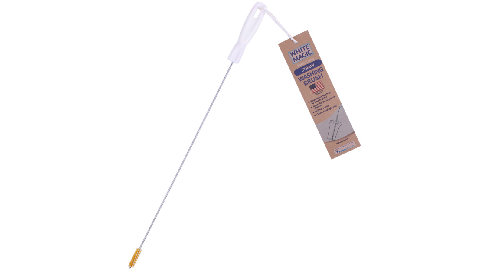 American Brushware Super Long Straw Cleaning Tool
