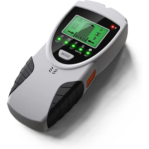AUPK 5-in-1 Stud Finder Sensor Battery Operated Wall Scanner Detector