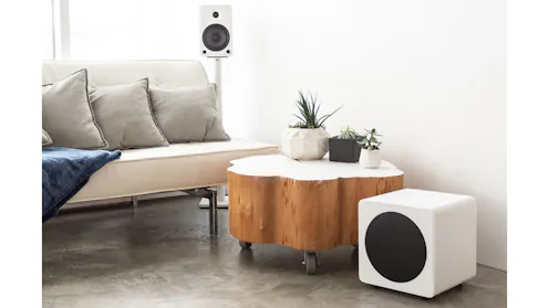 Kanto SUB8VMW 8-inch Sealed Powered Subwoofer MATTE WHITE Canada : EFLC.ca (SUB8VMW