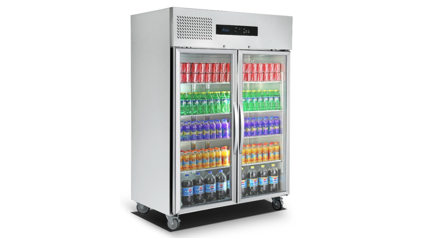 Thermaster Double Door Upright Display Fridge SUCG1200 Harvey Norman
