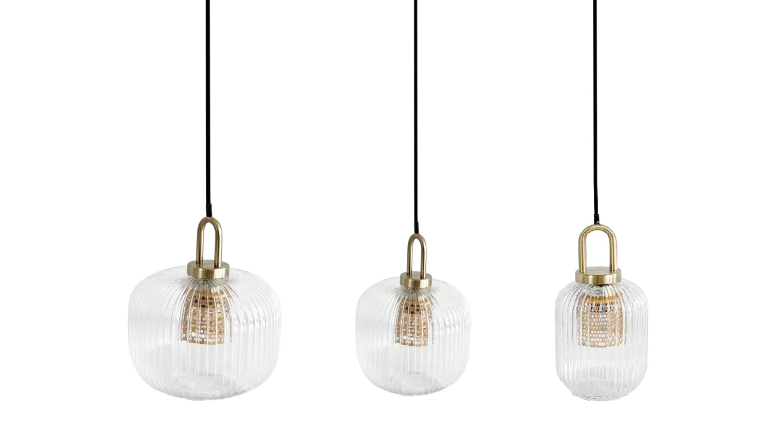 Sylvania Lighting Sunny Modern Clear Glass Hanging Pendant Light Lamp