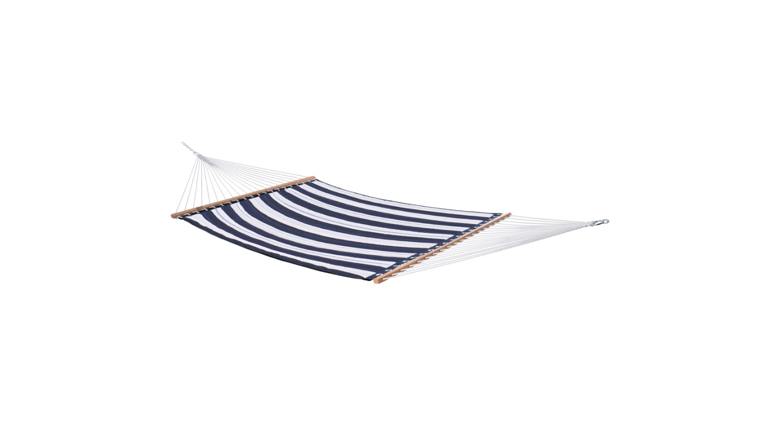 Vivere Double Sunbrella Quilted Spreader Bar Hammock - Harbor