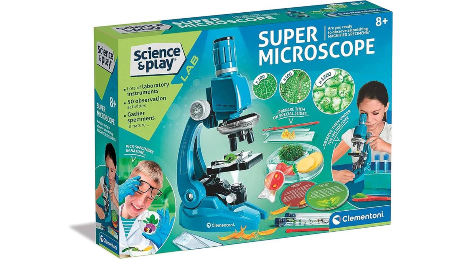 Clementoni Science and Play Super Microscope Interactive Toy