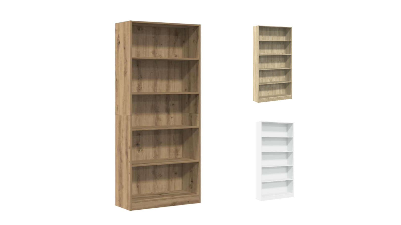 vidaXL Engineered Wood Bookcase