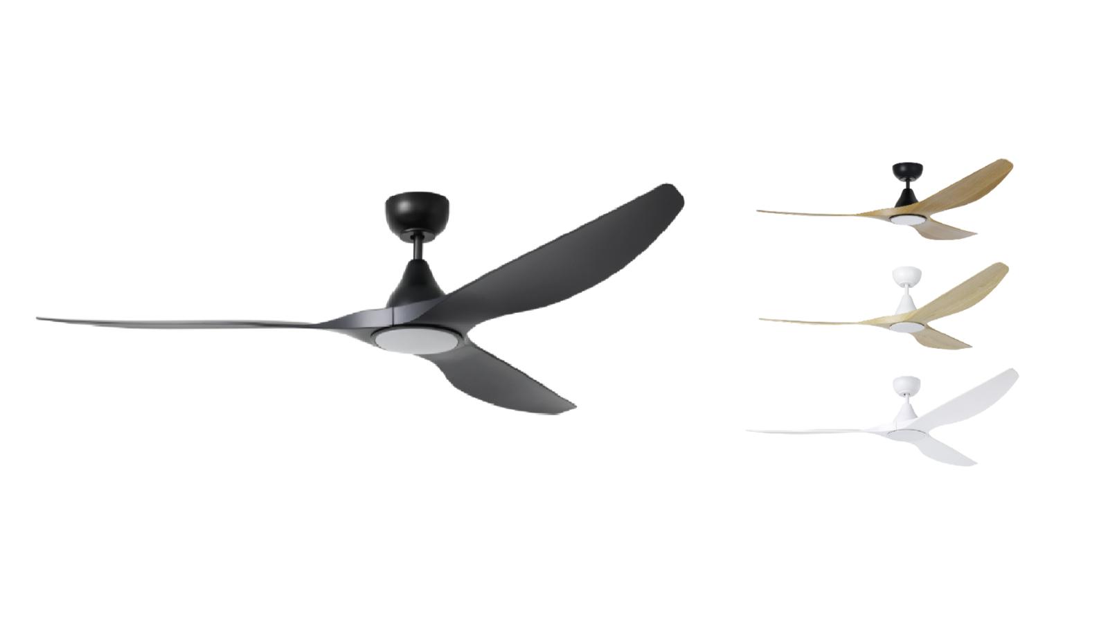 Eglo Surf 72inch Tri-Colour LED DC Fan