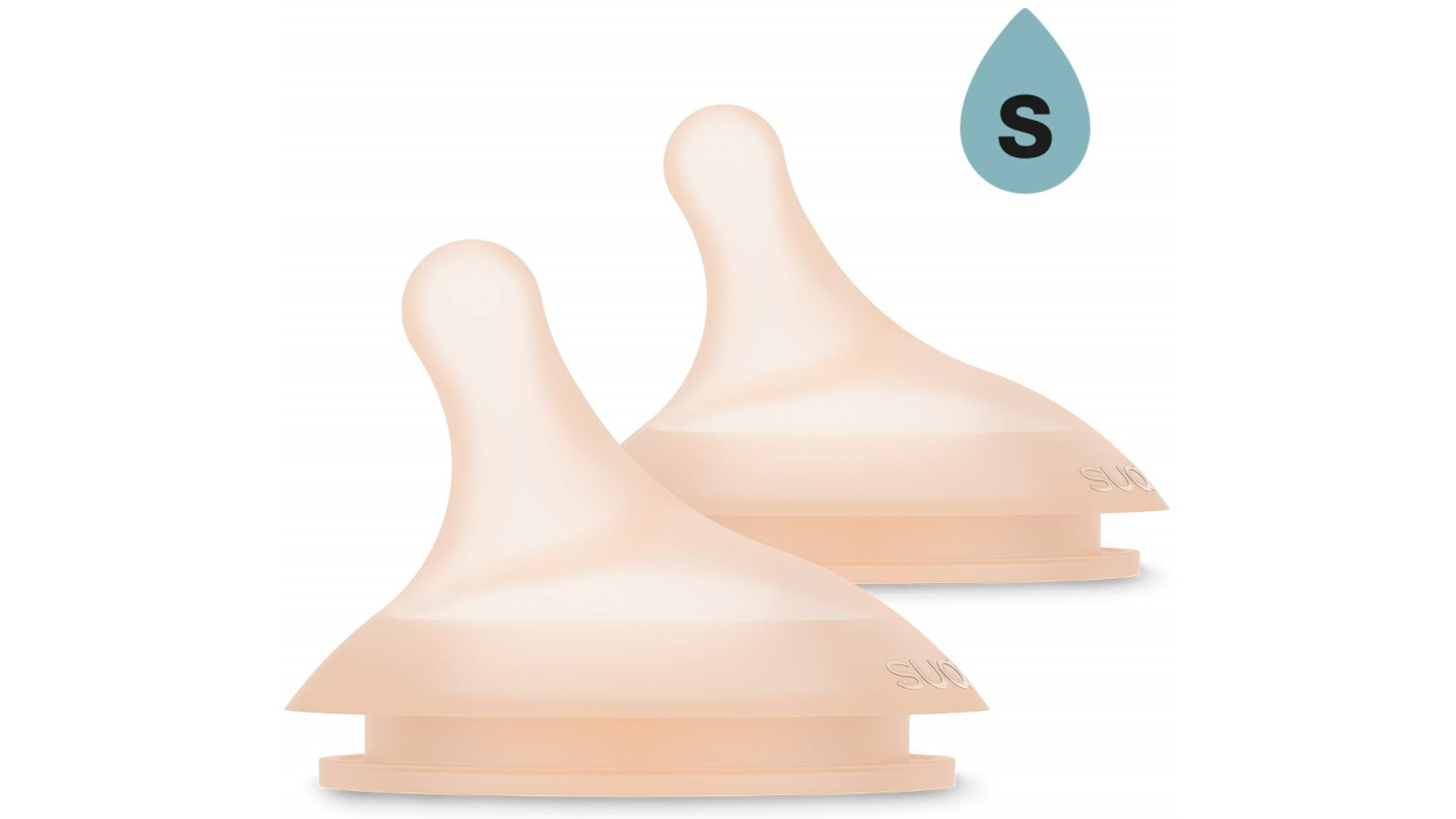 Suavinex Zero Zero Silicone Teat Set of 2 - Slow Flow 0 month