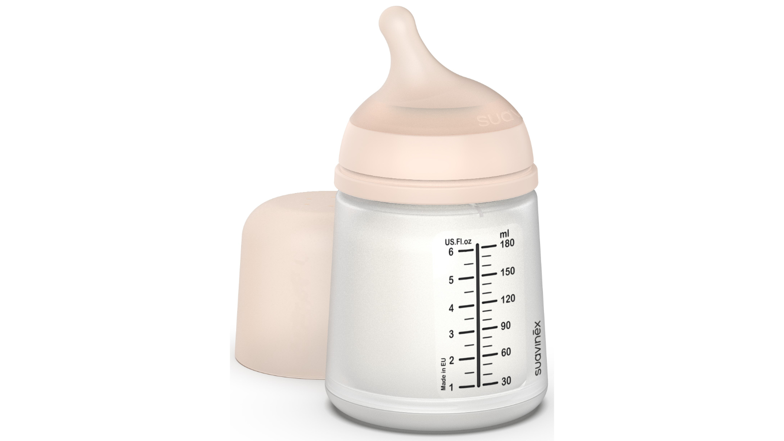 Suavinex 180ml Zero Zero Anti Colic Bottle - Adaptable Flow 0 month+
