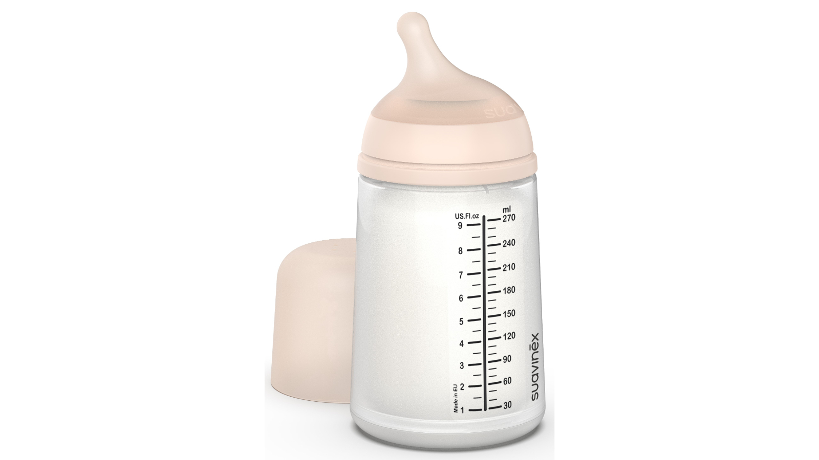 Suavinex 270ml Zero Zero Anti Colic Bottle - Medium Flow 3 month+