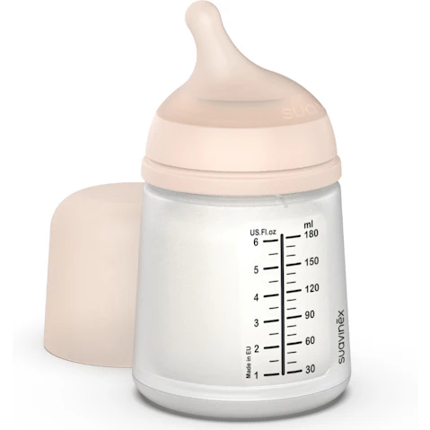 Suavinex 180ml Zero Zero Anti Colic Bottle - Slow Flow 0 months+