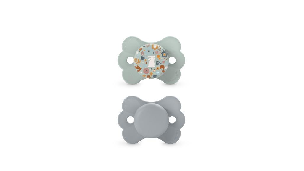Suavinex Pack of 2 Wonderland Butterfly SX Pro 6-18 months Soother - Liberty Blue