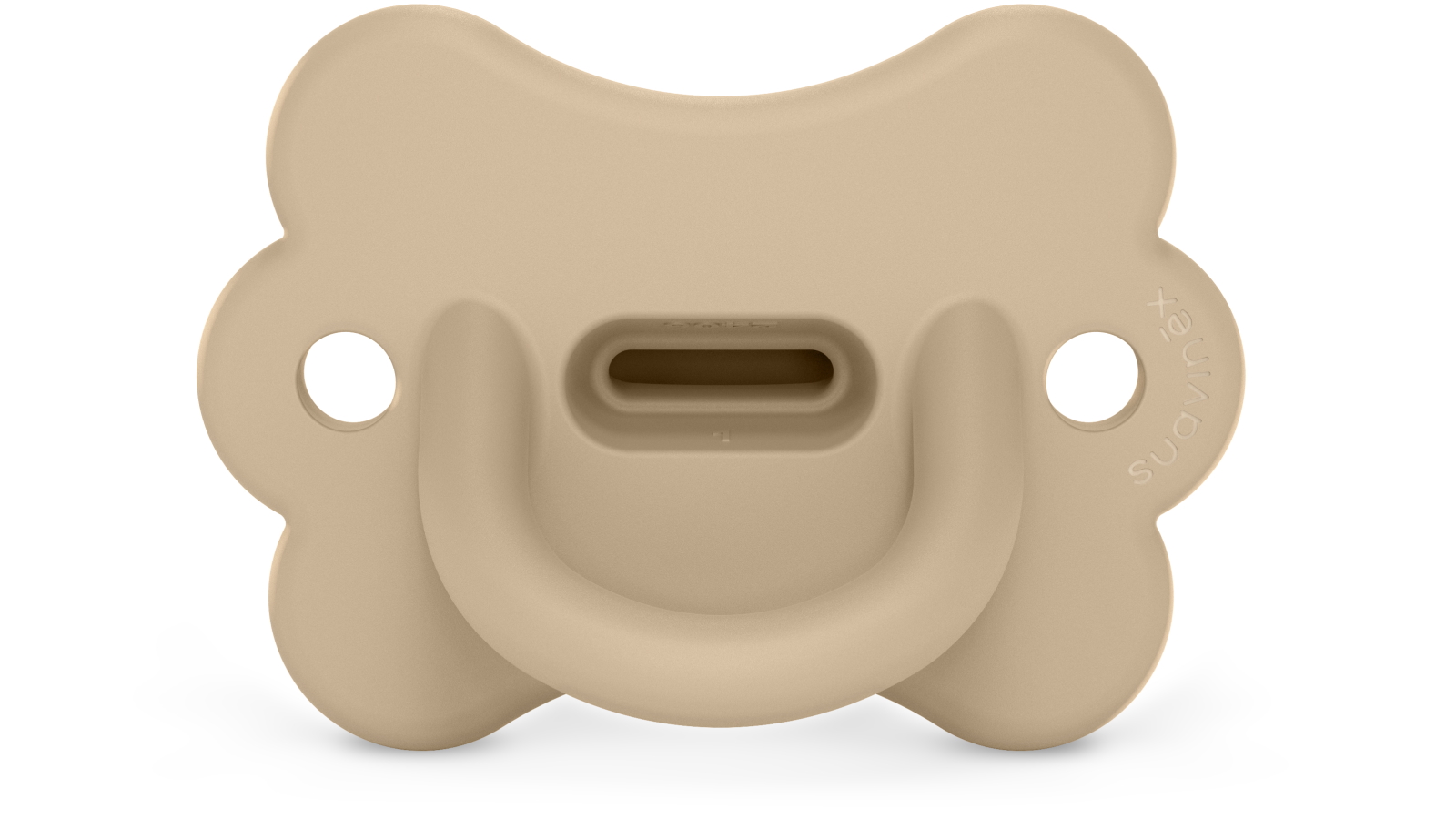 Suavinex Colour Essence Butterfly All Silicone SX Pro Soother for 0-6 Months - Irish Cream