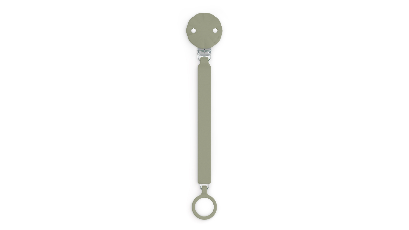 Suavinex Wonder Silicone Soother Clip - Hedge Green