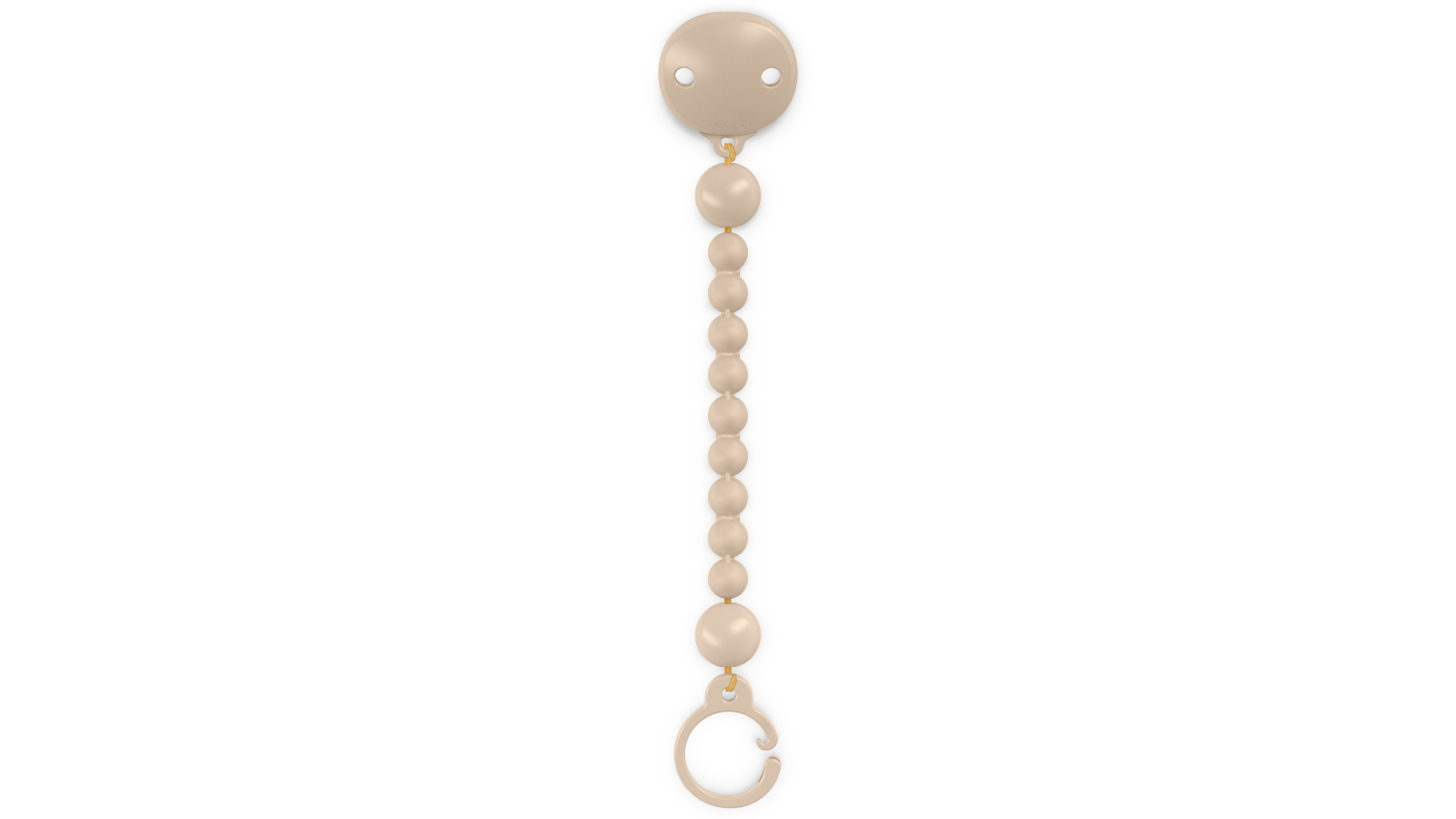 Suavinex Colour Essence Silicone Bobble Soother Clip - Irish Cream
