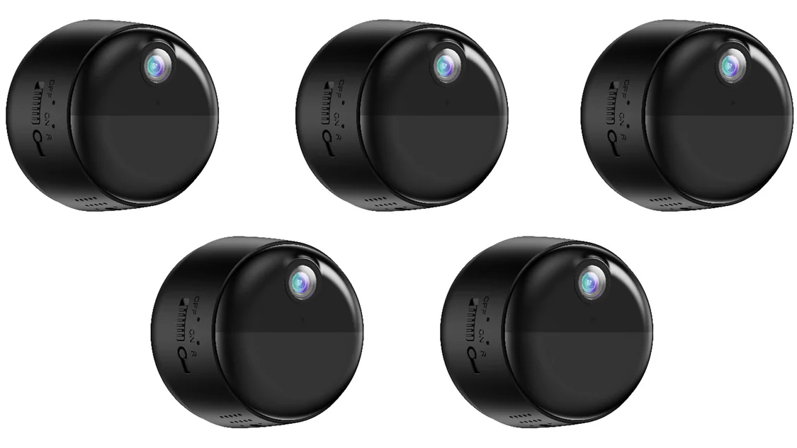 Sentriwise Mini Magnetic Wi-Fi Camera Security Camera - 5 Pack
