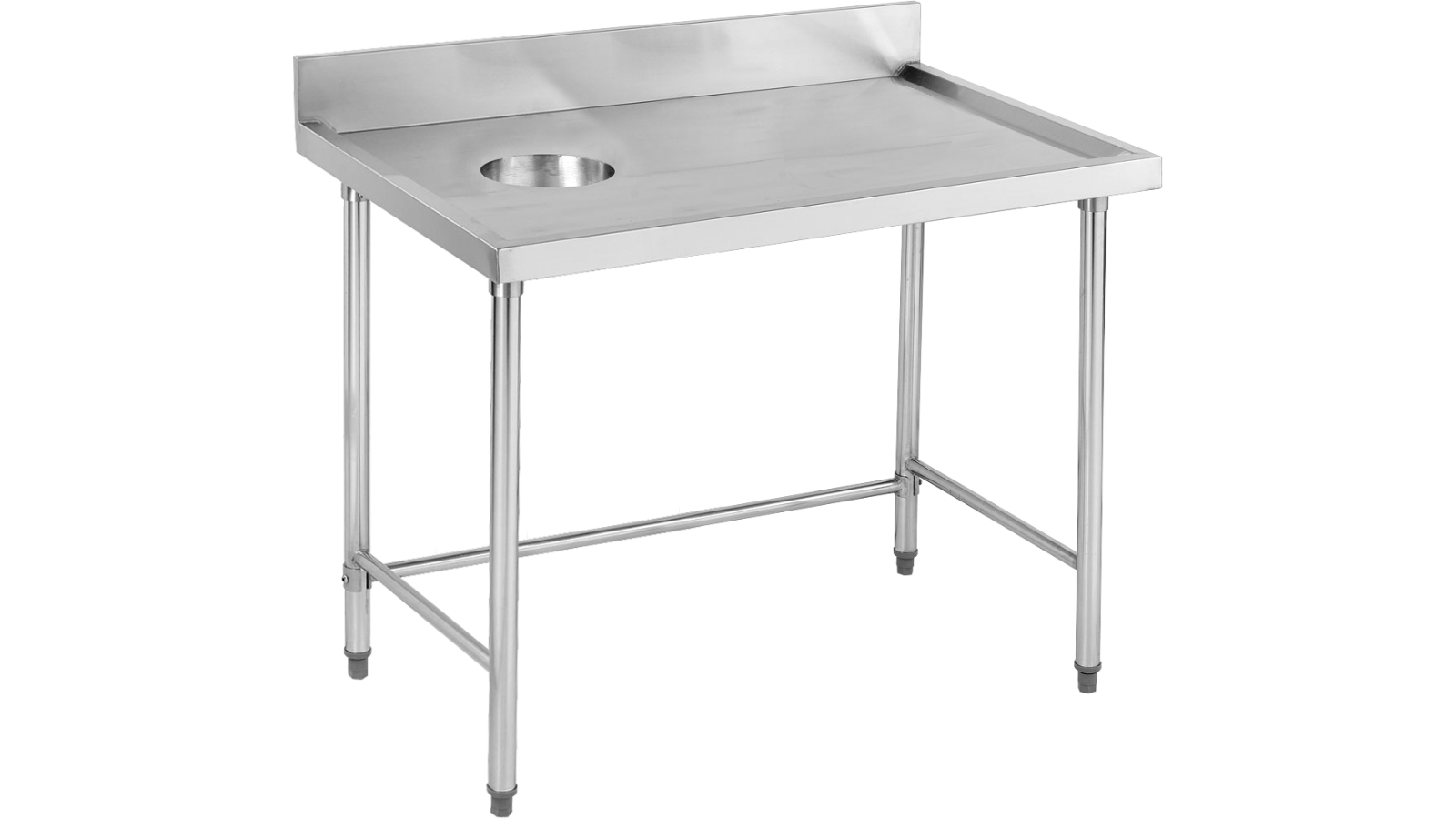 F.E.D Commercial High Quality Stainless Steel Bench with Splashback