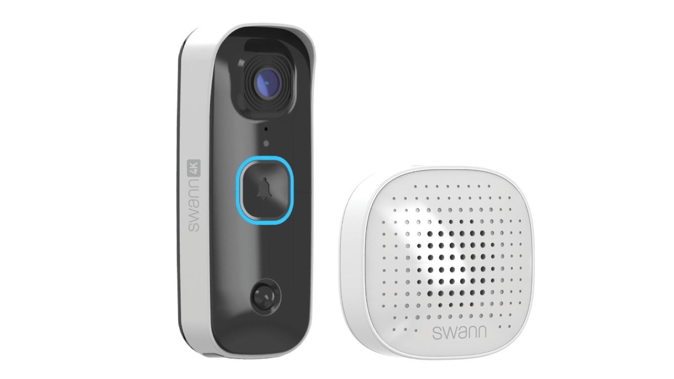 SwannBuddy4K Wireless Video Doorbell and Chime Speaker Unit