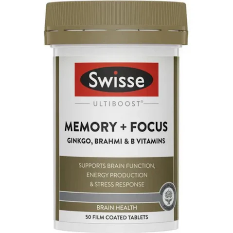 Swisse Ultiboost Memory + Focus Supplement - 50 Tablet