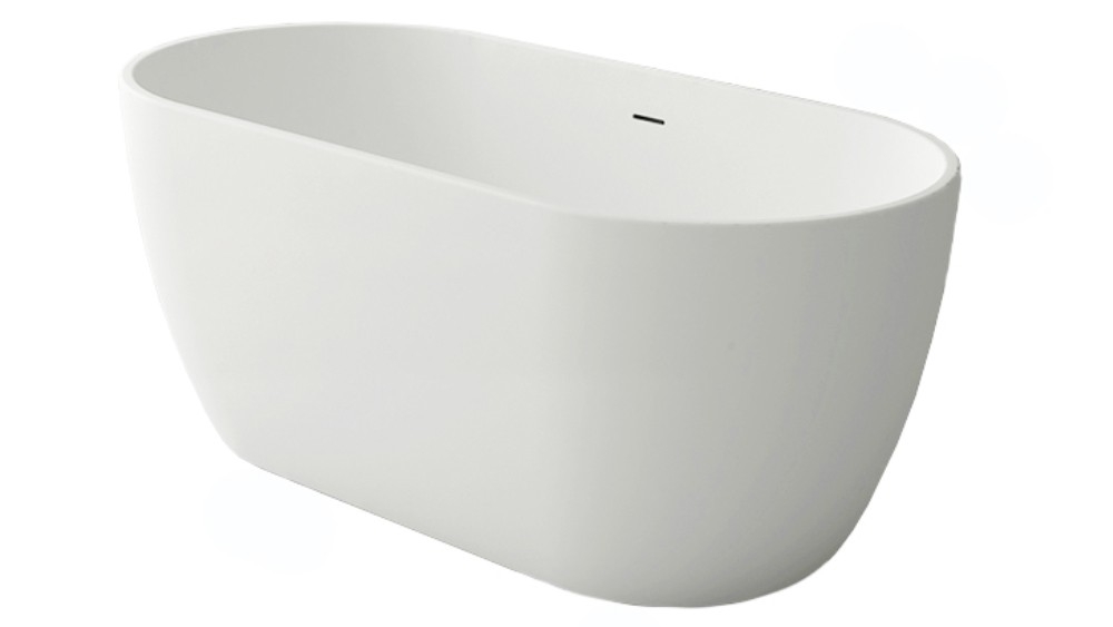 Arcisan Synergii 1700mm Solid Surface Freestanding Bath - Matte White
