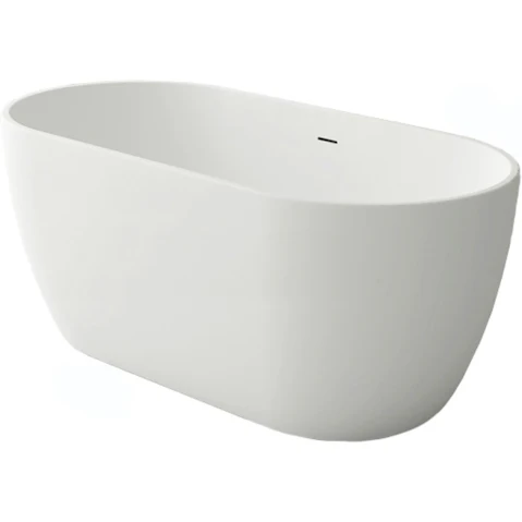 Arcisan Synergii 1700mm Solid Surface Freestanding Bath - Matte White
