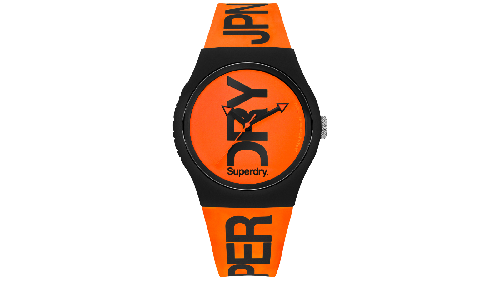 Superdry Urban Orange Silicone Strap Watch