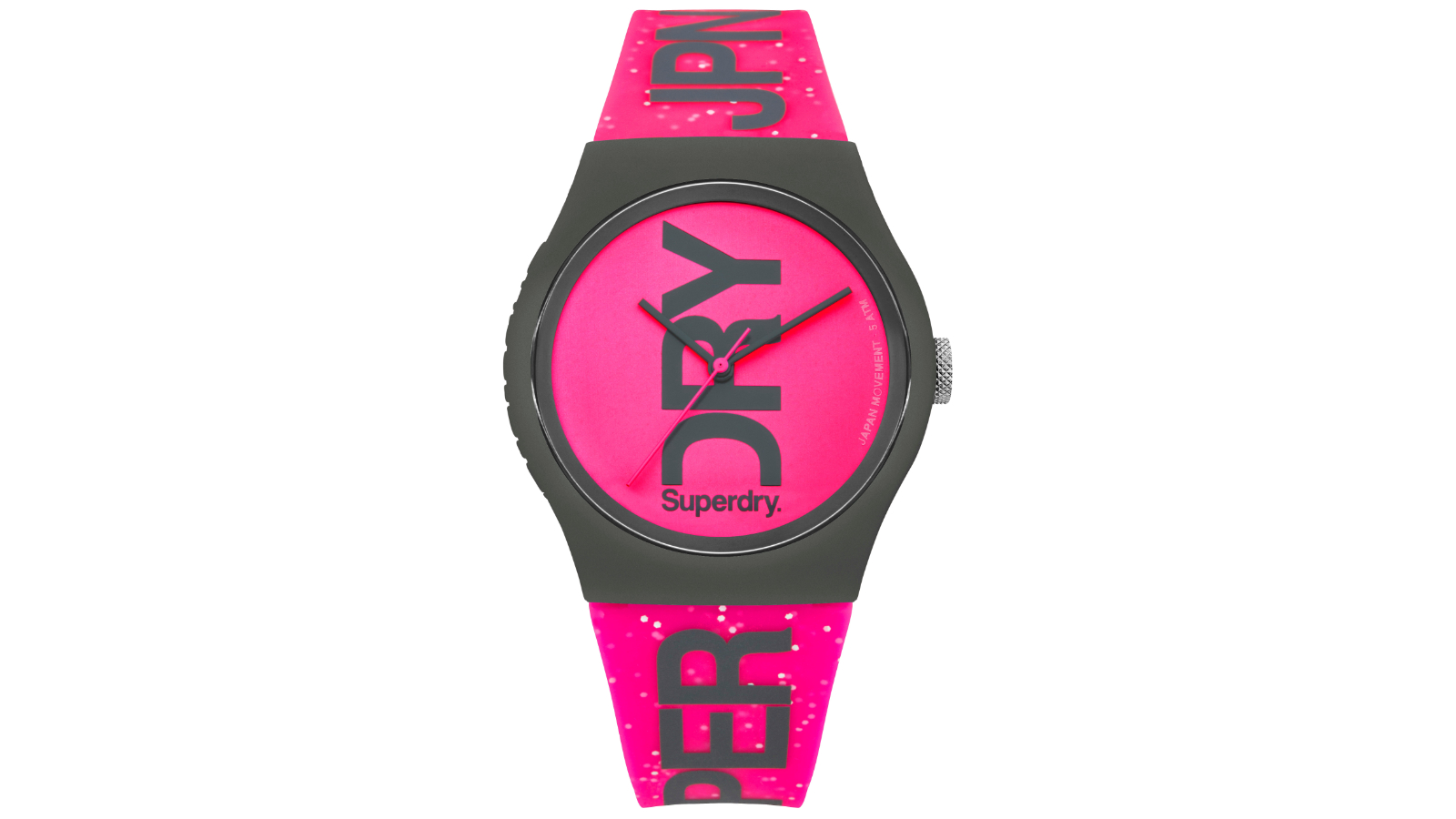 Superdry Urban Collection Ladies Glitter Pink Watch
