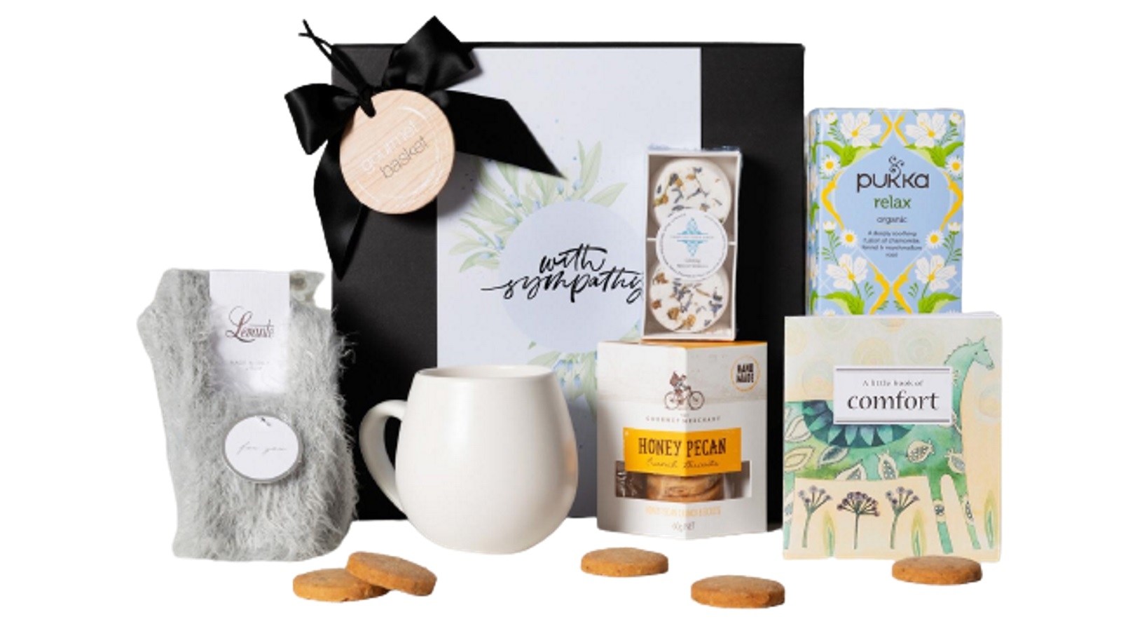 Gourmet Basket With Love Sympathy Hamper