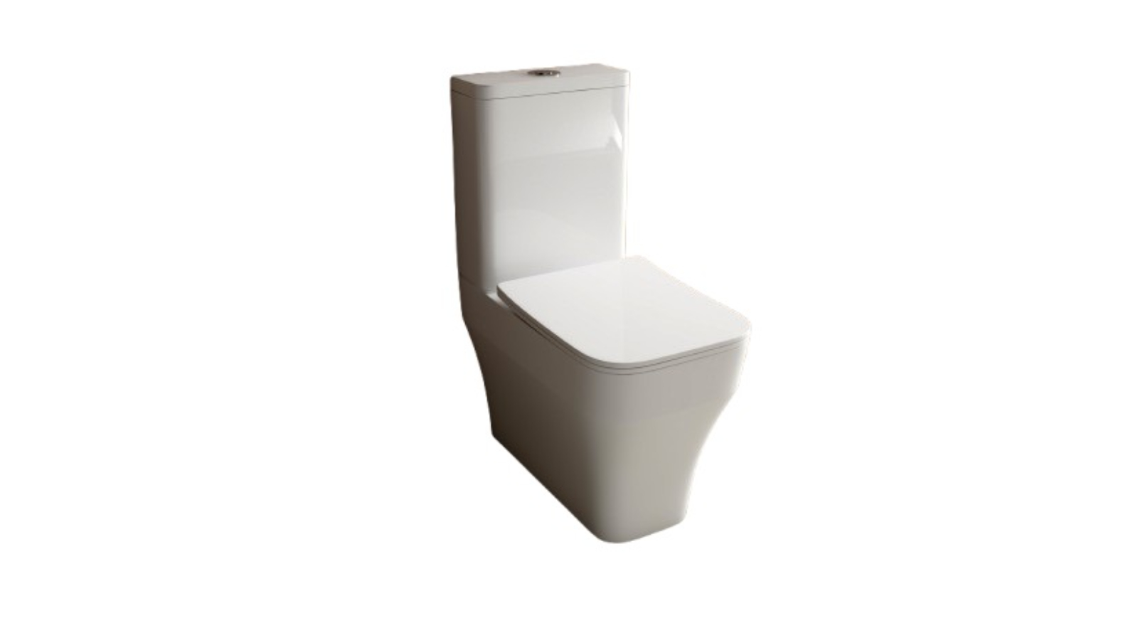 Studio Bagno Synthesis Eco Rimless Suite - Gloss White