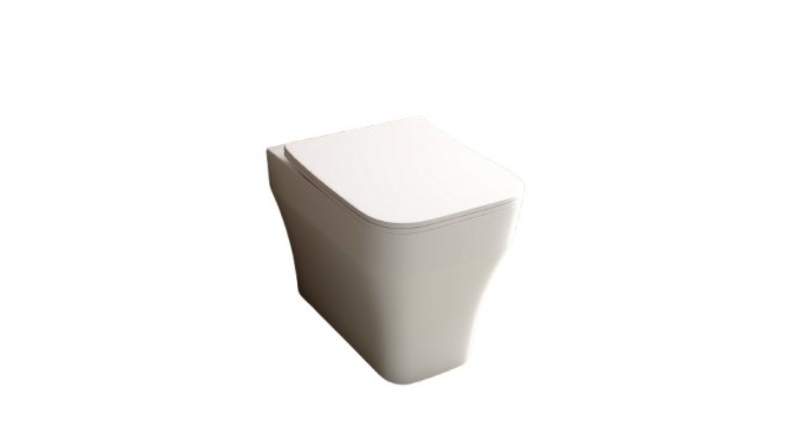 Studio Bagno Synthesis Eco Wall Faced Package with Expert Evo Pneumatic Cistern - Gloss White