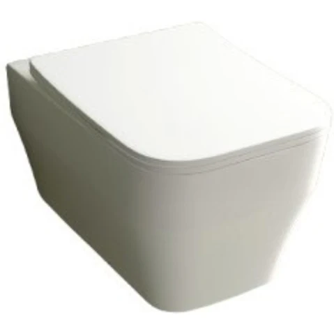 Studio Bagno Synthesis Eco Wall Hung Package with Oli 74 Pneumatic Cistern & Frame - Gloss White