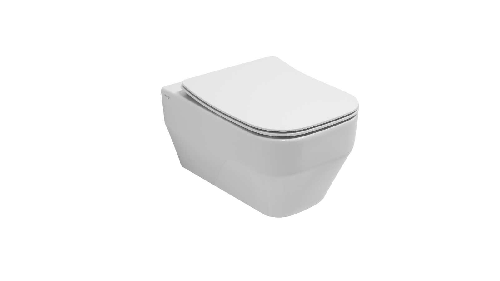 Studio Bagno Synthesis Eco Rimless Wall Hung Toilet - Matte White