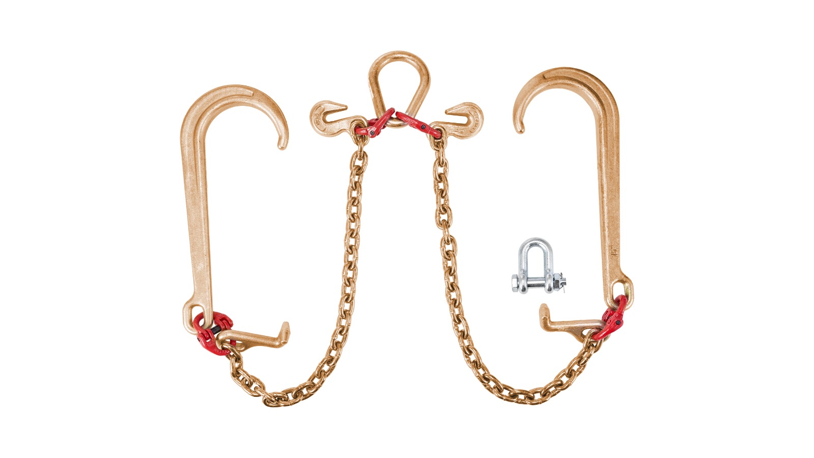 Vevor G80 Tow V-Chain Bridle Grab and T Hook Wrecker