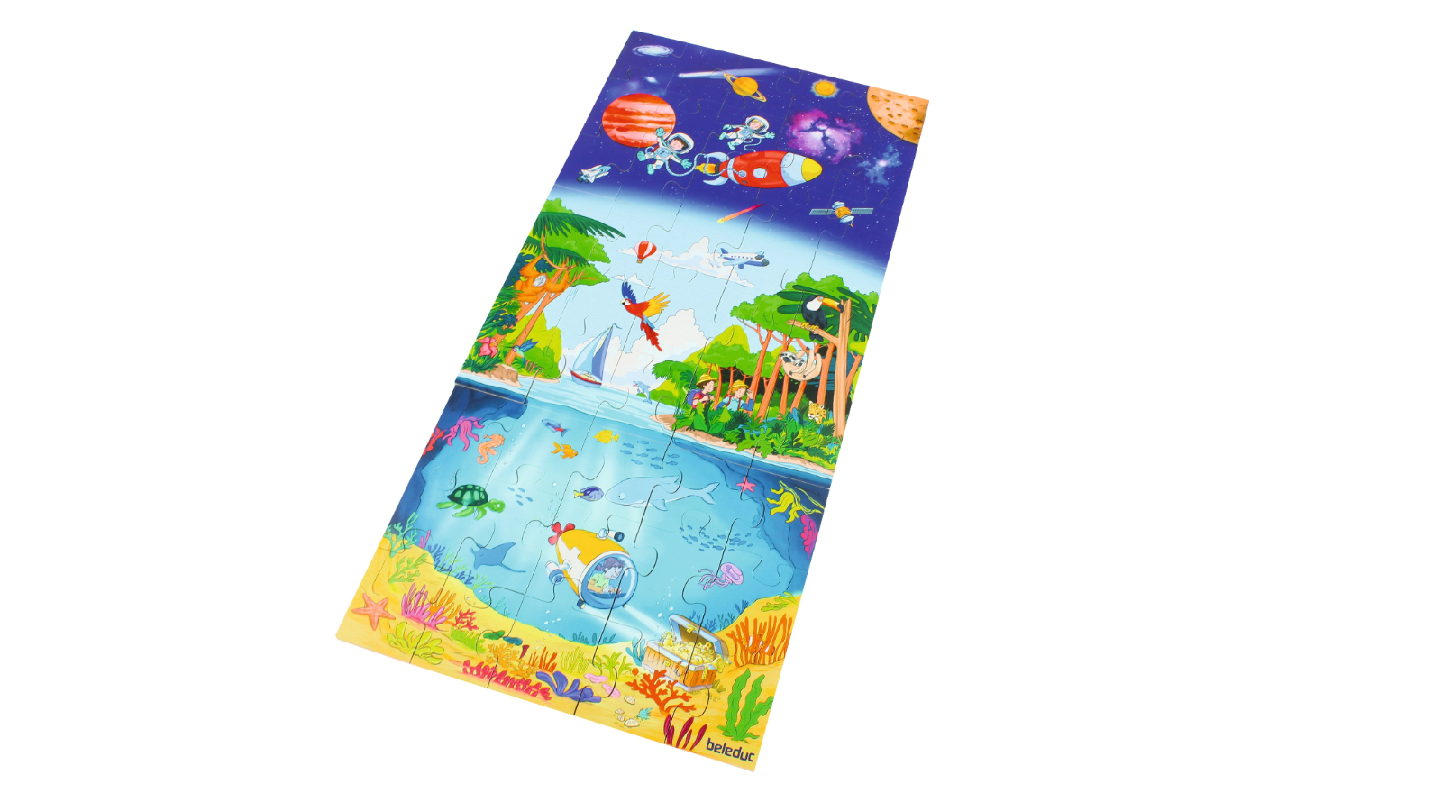 Beleduc From the Deep Sea to Outer Space Floor Puzzle