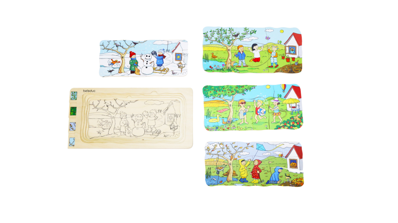 Beleduc Four Seasons Multilayer Puzzle