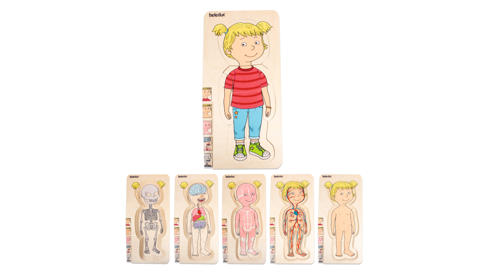 Beleduc Your Body Puzzle - Girl