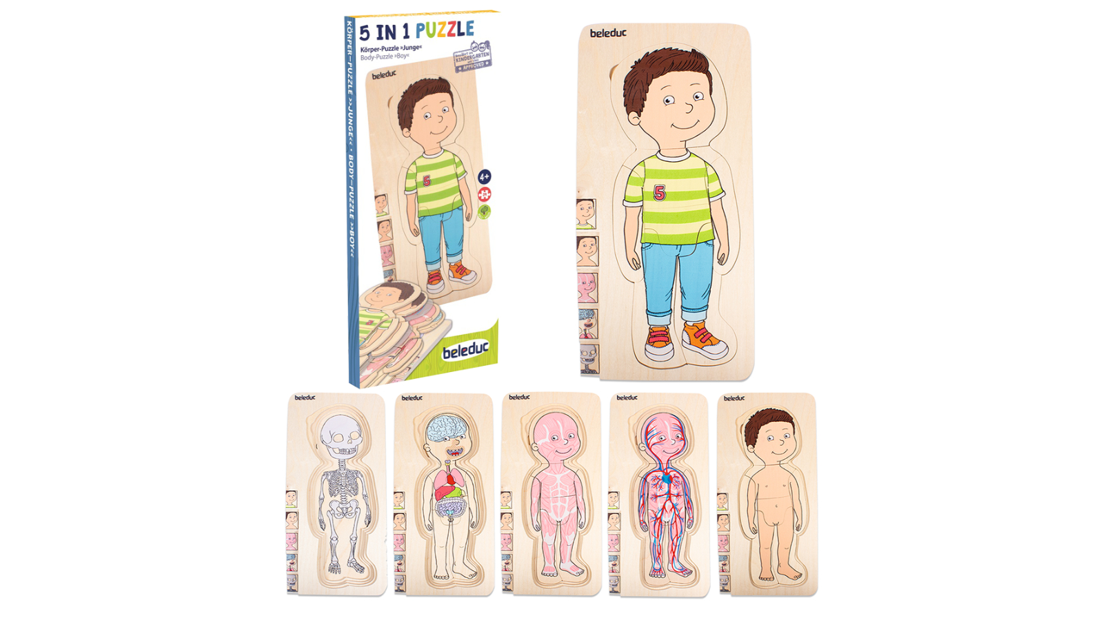 Beleduc Your Body Puzzle - Boy